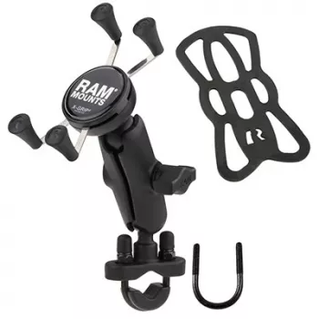 Βάση κινητού RAM Mounts X-Grip με βάση U-bolt τιμονιού