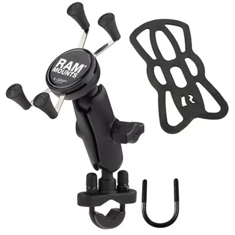 Βάση κινητού RAM Mounts X-Grip με βάση U-bolt τιμονιού