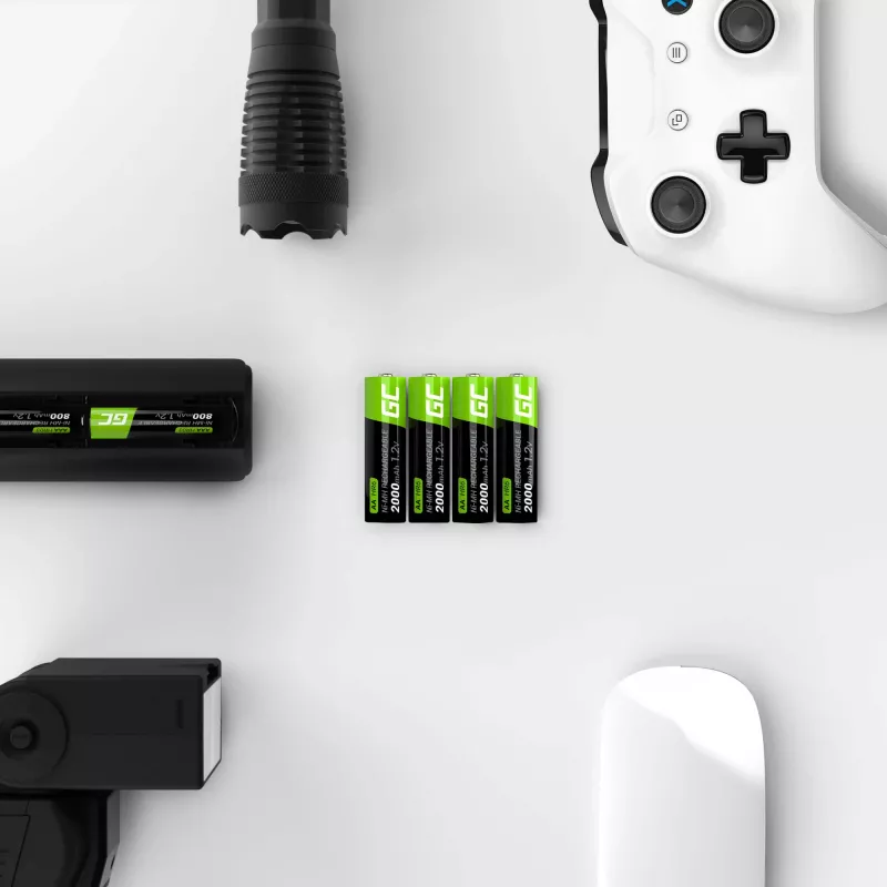 Μπαταρία Green Cell GR02 — NiMH AA 1,2 V 2000 mAh, 2 τεμ.