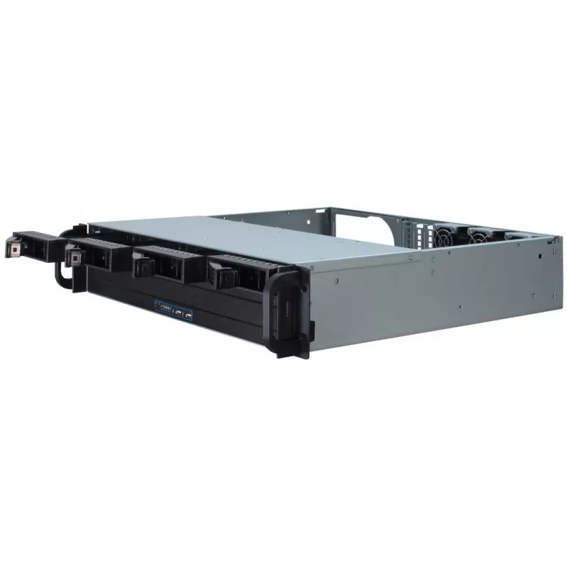 Inter-Tech IPC 2U-2404S - Rack - ενσωματώσιμο - 2U - micro ATX