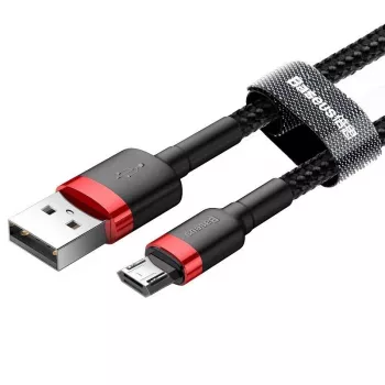 Καλώδιο Micro-USB Baseus Cafule 1,5A 2m (κόκκινο & μαύρο)