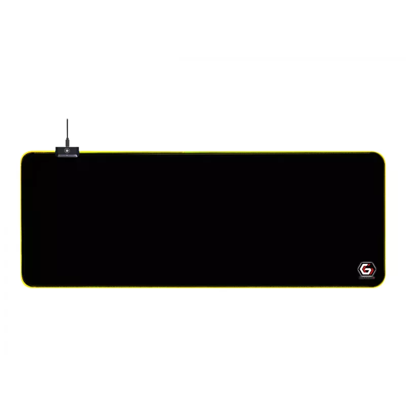 Gembird MP-GAMELED-L Mousepad Gaming Mousepad Μαύρο