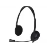 Advanced Accessories USB headset με μικρόφωνο - μαύρο