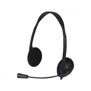 Advanced Accessories USB headset με μικρόφωνο - μαύρο