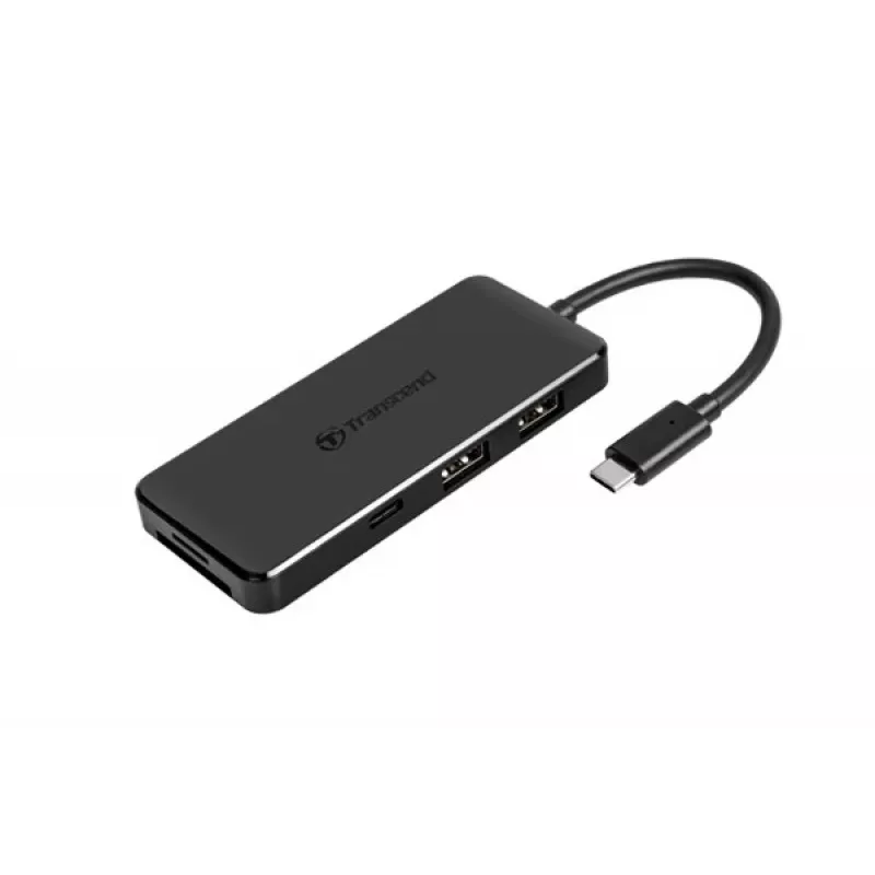 Transcend HUB5C USB 3.2 Gen 2 (3.1 Gen 2) Type-C μαύρο