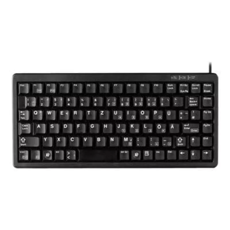 CHERRY Compact , Combo (USB + PS/2), DE πληκτρολόγιο Office USB + PS/2 QWERTY μαύρο