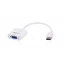 Αντάπτορας καλωδίου βίντεο Savio CL-27B 0,1 m HDMI Type-A (Standard) VGA (D-Sub) λευκό