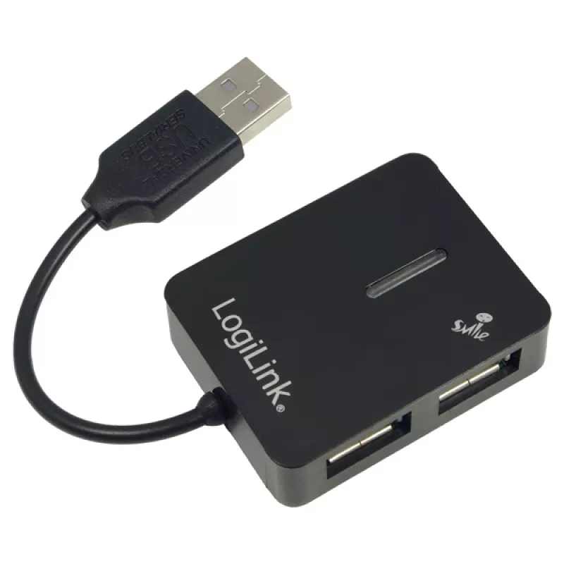 USB Hub LOGILINK UA0139 – 4 θύρες USB 2.0, 480 Mbit/s, μαύρο