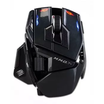 Mad Catz M.M.O. 7+ ασύρματο gaming ποντίκι, μαύρο