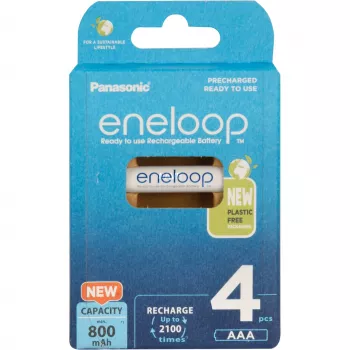 Μπαταρίες PANASONIC ENELOOP AAA 800 mAh 4 τεμ. (BK-4MCDE/4CP)