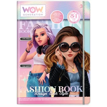Δημιουργικό σετ για παιδιά Euroswan Fashion Book WoW Generation WOW00054 — σετ χειροτεχνίας για παιδιά