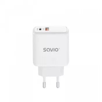 SAVIO LA-06 USB Type-A & Type-C Quick Charge Power Delivery 3.0 εσωτερικού χώρου