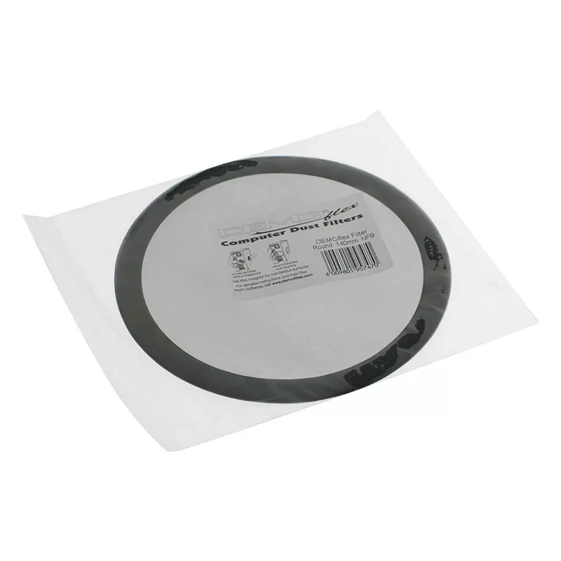 DEMCiflex DF0017 φίλτρο σκόνης 140 mm, στρογγυλό, μαύρο