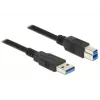 Καλώδιο USB DeLOCK 85065 USB 3.2 Gen 1 0,5 m USB A USB B μαύρο