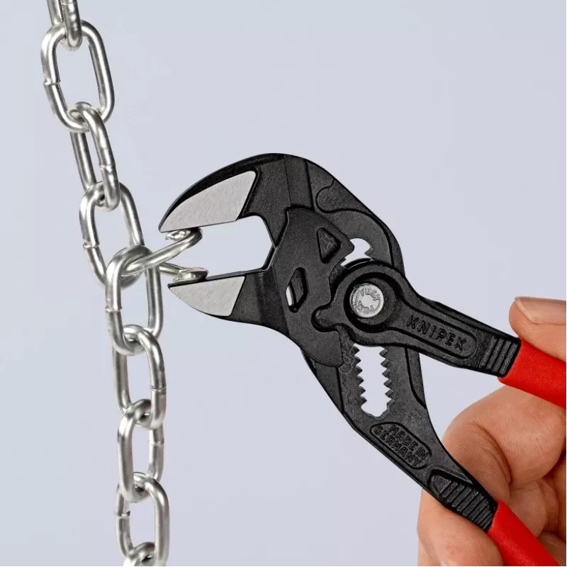 Knipex 86 01 180 γερμανικό κλειδί τύπου πένσας, 180 mm, μέγ. άνοιγμα 40 mm, ρυθμιζόμενο σε 15 θέσεις, κόκκινο