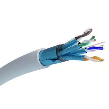 Καλώδιο δικτύου Extralink Twisted-Pair CAT6A FTP (F/FTP) V2 Εσωτερικού χώρου 500M Γκρι