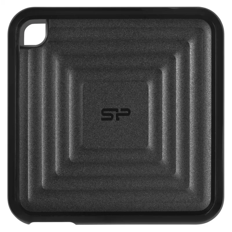 SILICON POWER PC60 - SSD - 1TB - εξωτερικός (φορητός) - USB 3,2 Gen 2 - 256-Bit-AES - Μαύρο (SP010TBPSDPC60CK)