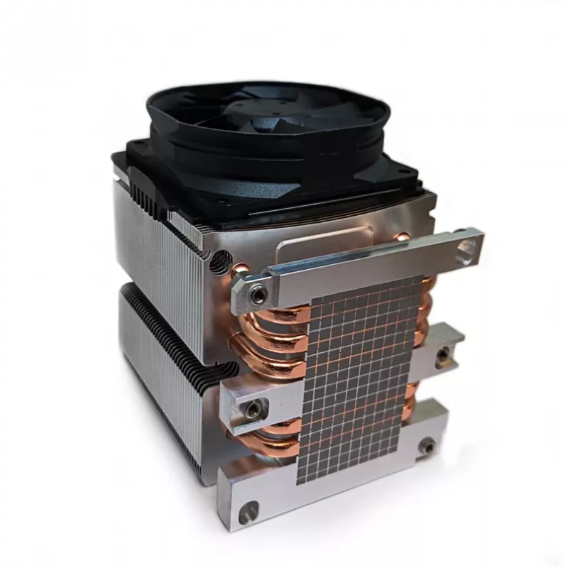 Ψύκτρα Cooler Inter-Tech B-14 Επεξεργαστή 8 cm Μαύρο Ασημί