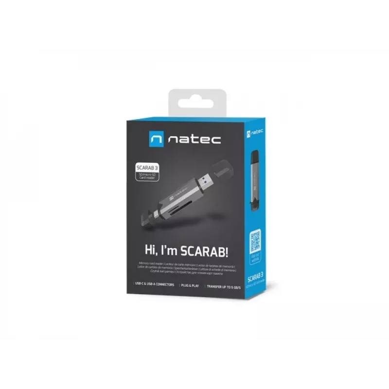 Αναγνώστης καρτών SCARAB 3 USB A/C SD/MICRO USB 3.