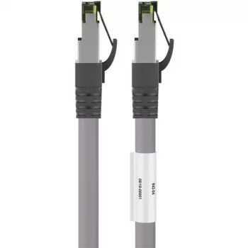 Goobay καλώδιο δικτύου CAT 8.1, S/FTP (PiMF), γκρι, 3 m - LSZH χωρίς αλογόνα, χαλκός AWG 24 (55138)