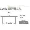 High Peak Τραπέζι κάμπινγκ Sevilla 44180