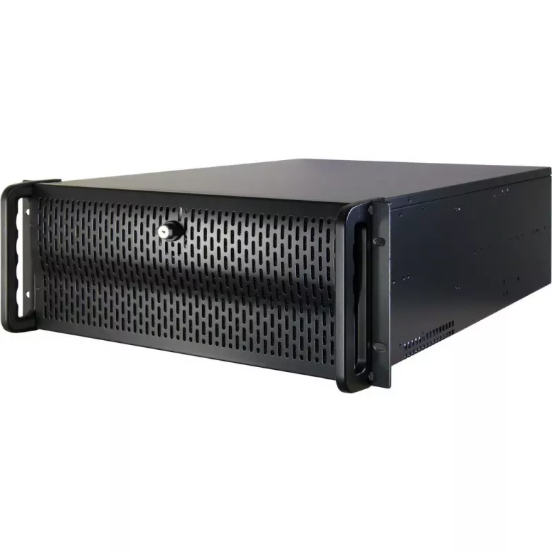 Κουτί διακομιστή Inter-Tech IPC 4U-4129L Rack Μεταλλικό Ασημί