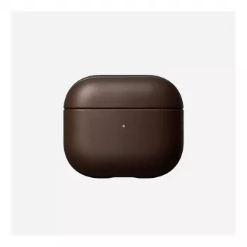 Δερμάτινη θήκη AirPods Nomad V3 Rustic Brown — προστατευτικό δερμάτινο κάλυμμα για τη θήκη φόρτισης AirPods