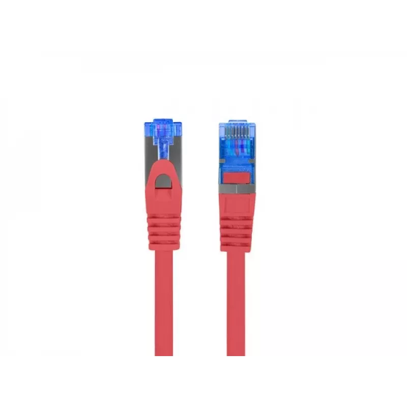LANBERG PATCHCORD S/FTP CAT.6A 0.5M ΚΟΚΚΙΝΟ LSZH