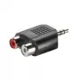 Αντάπτορας 3.5mm VALUE 3.5mm M σε 2x RCA F