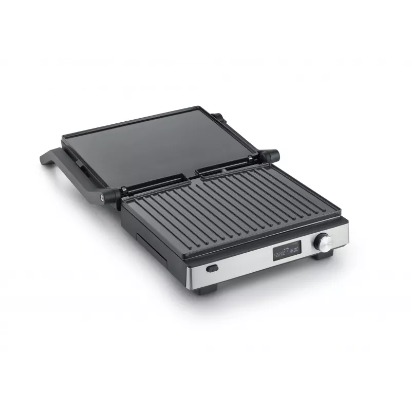 Γκριλ επαφής Severin KG 2380 μαύρο ασημί 2000W ανοξείδωτο ατσάλι