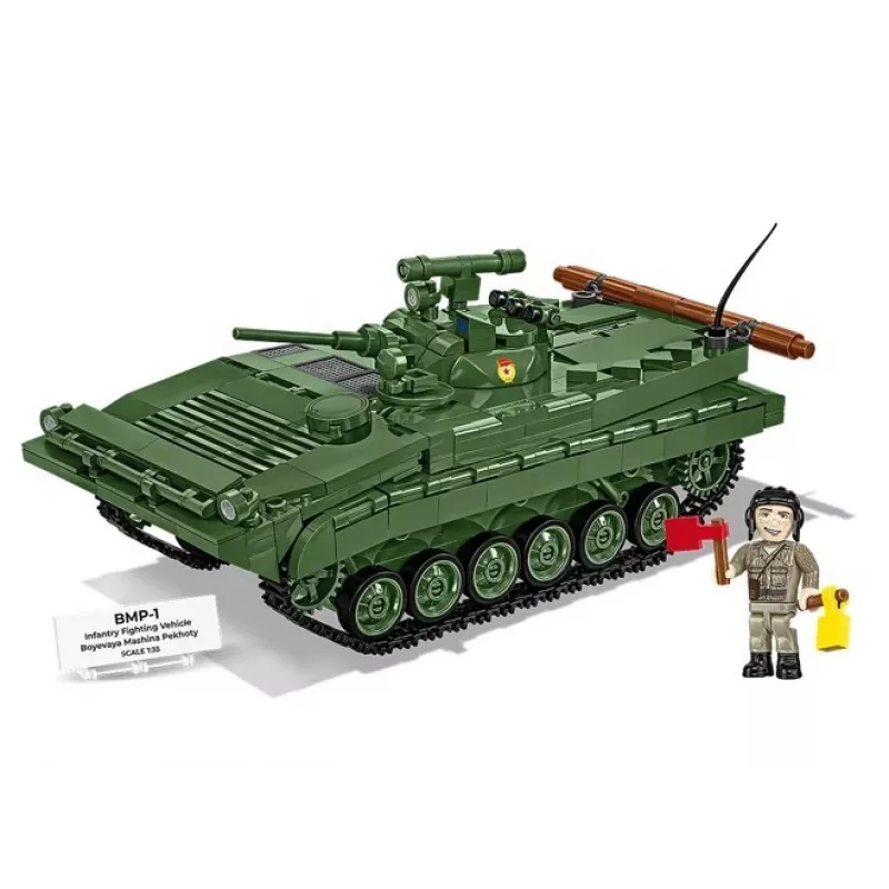 Σετ κατασκευής Cobi Blocks BMP-1 758 τεμ. – μοντέλο κλίμακας με τουβλάκια
