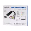 LogiLink USB 2.0 a/V Grabber. USB a/M σε 3xCinch + MiniDIN5/F. Μαύρο