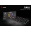Savio Phenix SAVGK-RED Gaming πληκτρολόγιο USB RF Wireless Bluetooth QWERTY