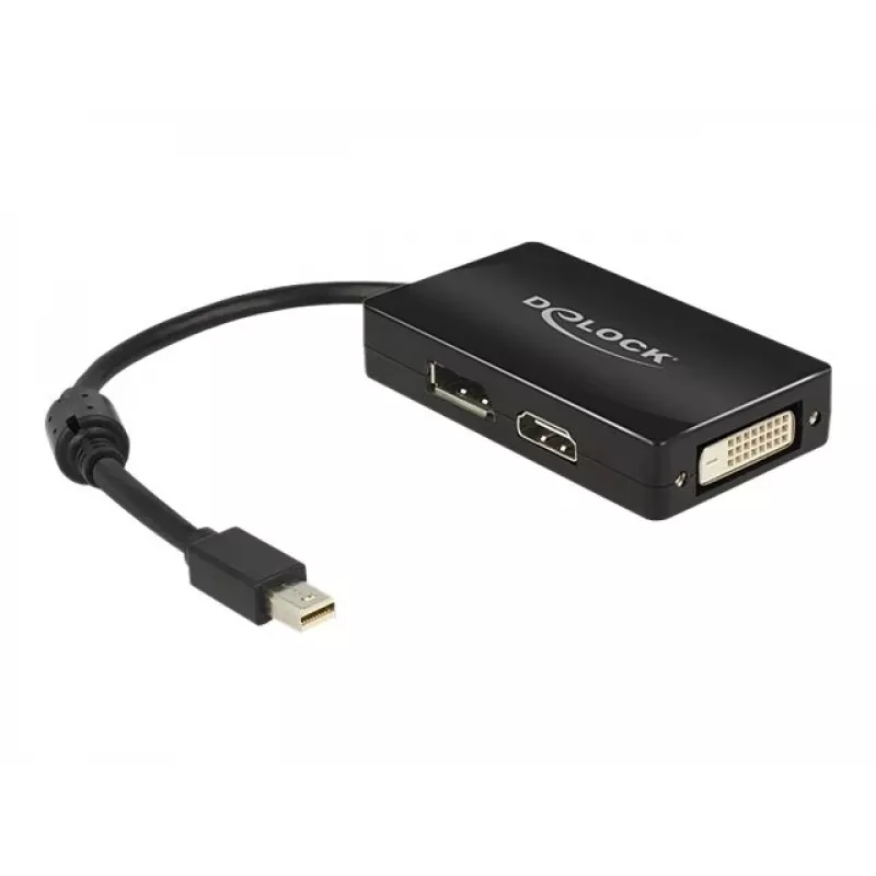 Καλώδιο DeLOCK 0,16m DisplayPort HDMI DVI Mini DisplayPort