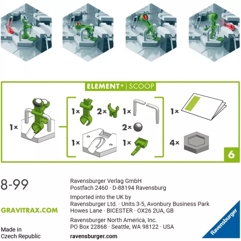 Ravensburger GraviTrax Στοιχείο Scoop Αξεσουάρ για παιχνίδι δραστηριότητας (22418)