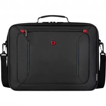 Θήκη laptop Wenger BQ 16 Clamshell — αδιάβροχη μαύρη θήκη για laptop 16 inch, ανθεκτική προστατευτική θήκη
