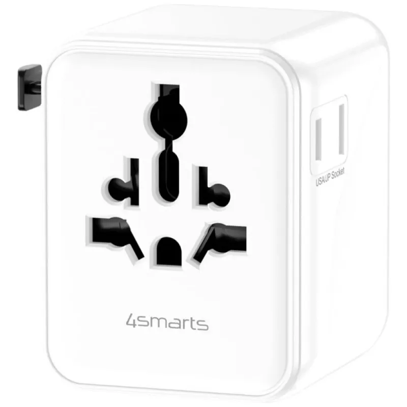 Ταξιδιωτικός αντάπτορας 20W GaN Nomad 2xUSB-C + 1xA