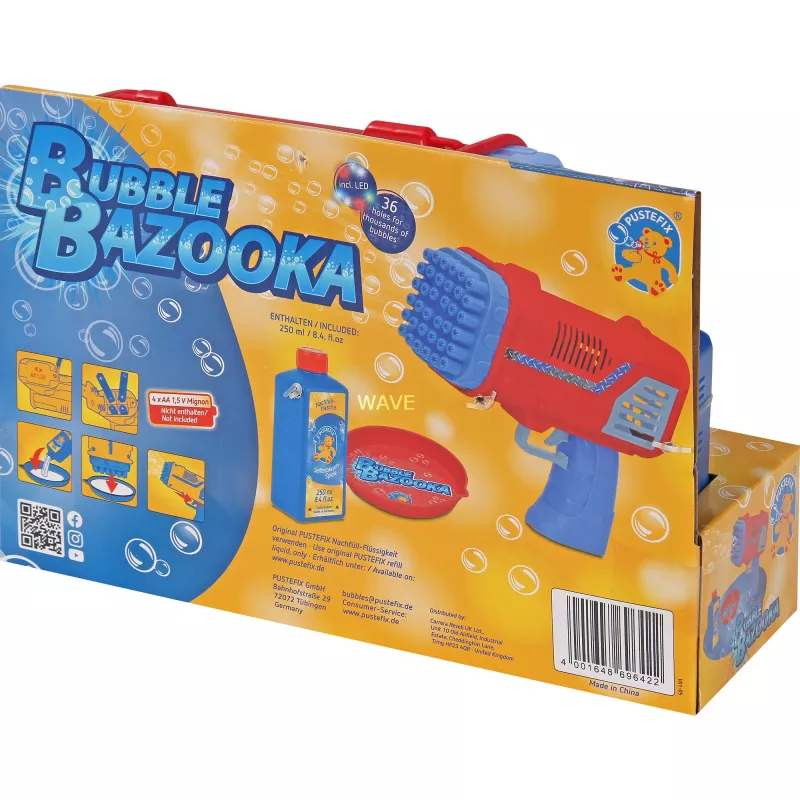 Bubble Bazooka, σαπουνόφουσκες
