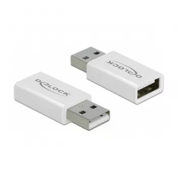 Προσαρμογέας USB 2.0 DeLOCK 66530 Type-A αρσενικό σε θηλυκό data blocker