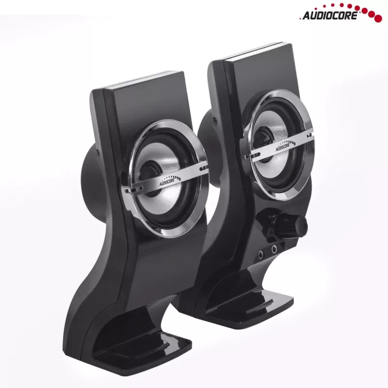 Audiocore AC805 Στερεοφωνικό Ηχείο 2.0 PC 6W μαύρο