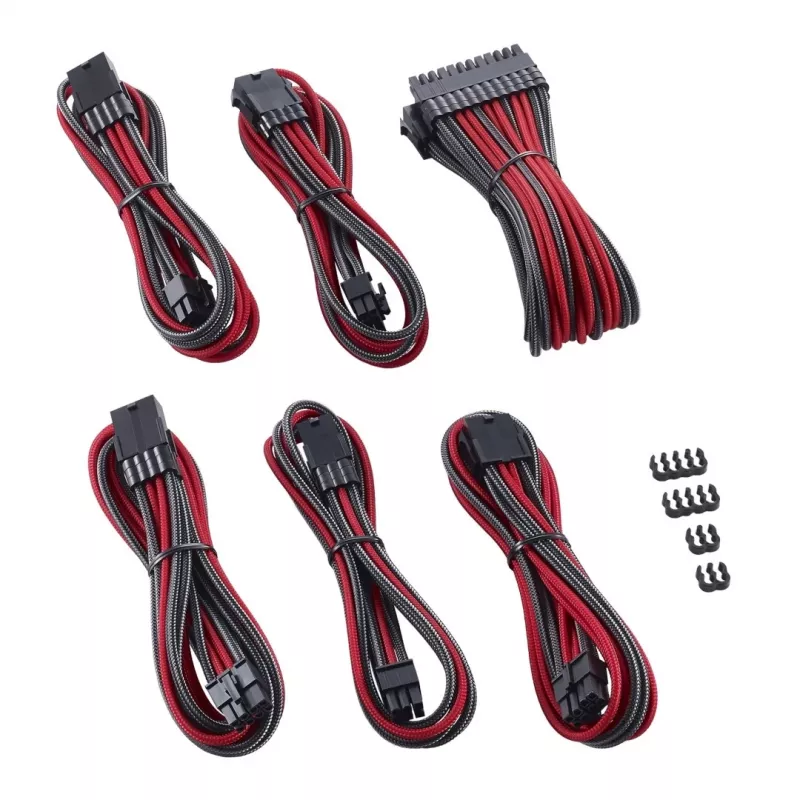 Εσωτερικό καλώδιο τροφοδοσίας CableMod CM-PCAB-BKIT-NKCR-3PK-R Carbon Red