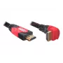 Καλώδιο HDMI DeLOCK 3m HDMI Type-A Standard Μαύρο Κόκκινο