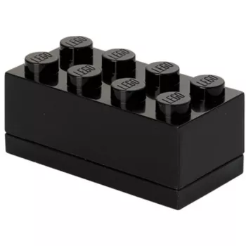Κουτί αποθήκευσης room copenhagen LEGO Mini Box 8 (μαύρο) — συμπαγής οργανωτής για μικροαντικείμενα