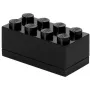 Κουτί αποθήκευσης room copenhagen LEGO Mini Box 8 (μαύρο) — συμπαγής οργανωτής για μικροαντικείμενα
