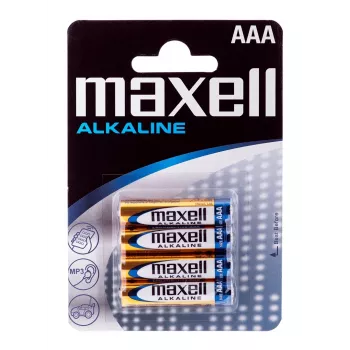 Μπαταρία Maxell αλκαλική LR-03 AAA συσκευασία 4 τεμ. μπαταρία μίας χρήσης
