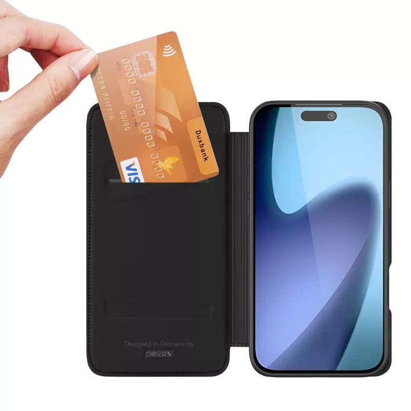 nevox Vario Series Bookcase iPhone 17 Μαύρο – θήκη (2514)