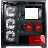 LC-Power Κουτί MidiTower 715B μαύρο USB3.2/Audio χωρίς τροφοδοτικό SEAMLESS_X (LC-715B-ON)