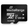 MediaRange MR945 - Κάρτα μνήμης Flash (microSDXC με αντάπτορα SD) - 128 GB - UHS-I / Class10 - microSDXC - μαύρο (MR945)