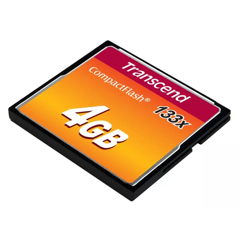 Μνήμη Flash Transcend 4GB CompactFlash 133x TS4GCF133