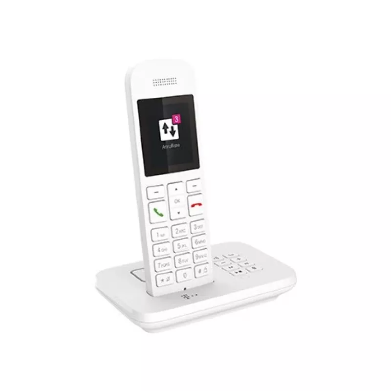 Τηλέφωνο Telekom Sinus A12 αναλογικό/DECT λευκό